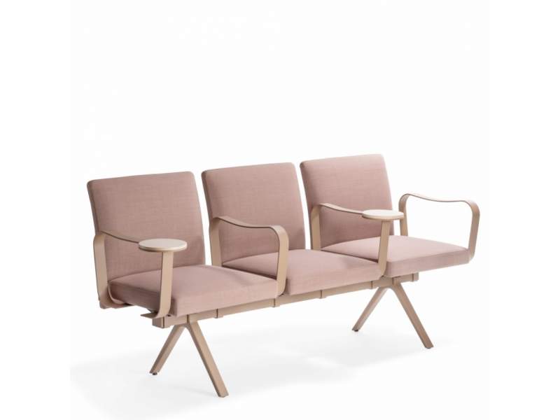 Sitzbank rosa Traversenbank materia Ambient