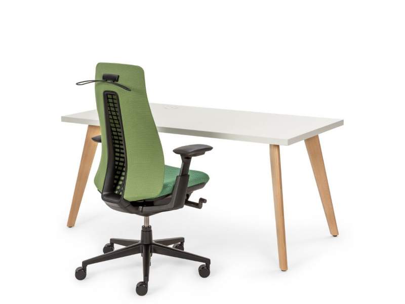 Arbeitstisch Holz Schreibtisch Home Office Schreibtische Haworth A_Wood