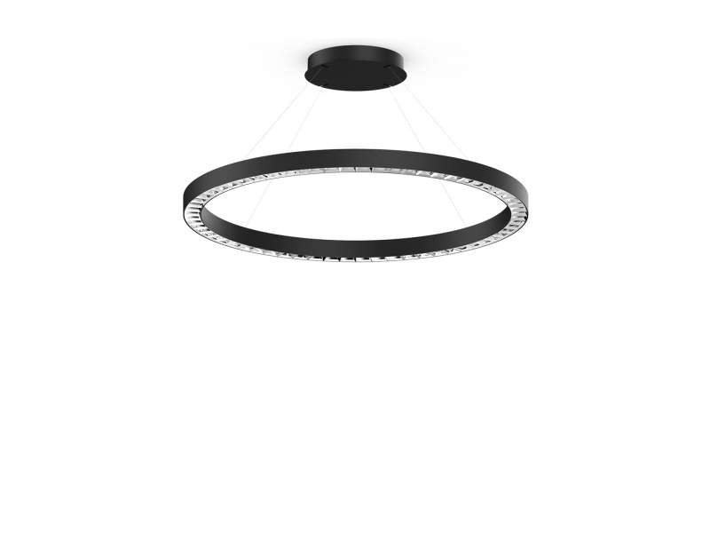 Pendelleuchte schwarz Pendelleuchten Ringförmiger Leuchtenkörper XAL BETO circle suspended