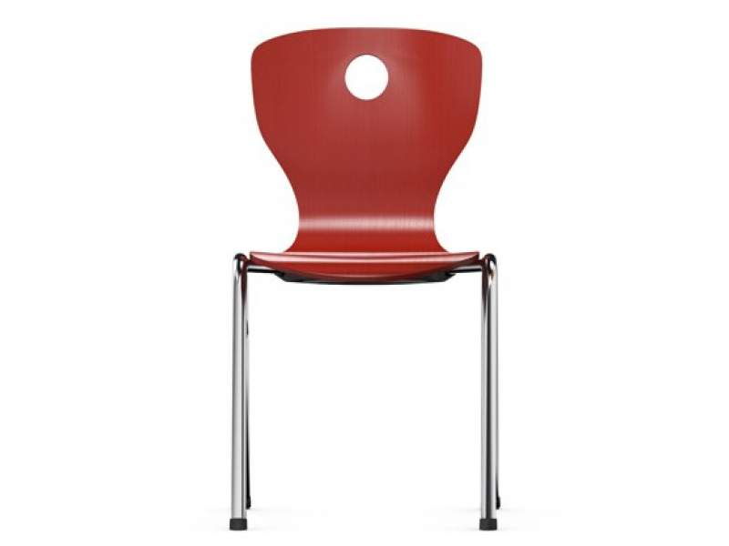 Besucherstuhl rot Besucherstühle Konferenzstühle Cafeteria/ Mensa Stühle, VS, Compass-VF 1