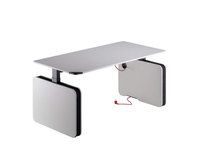 höhenverstellbarer Wangentisch WINI WINEA FLOW für ergonomische Büroarbeitsplätze