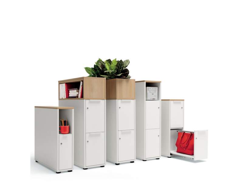 Schreibtisch Korpusse kleiner Büroschrank Holz  WINI, WINEA SLIM