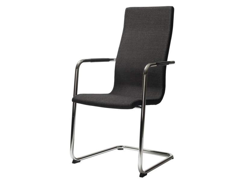 Lehnstuhl schwarz Freischwinger Besucherstuhl Konferenzstuhl Büro Besucherstühle Skandiform Flex CL High