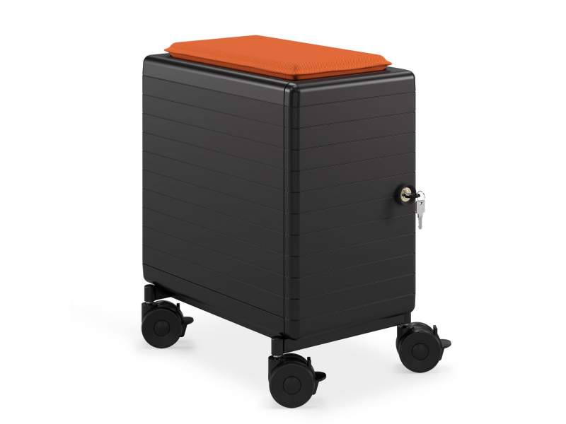 Container schwarz Rollcontainer Büro König + Neurath Personalbox