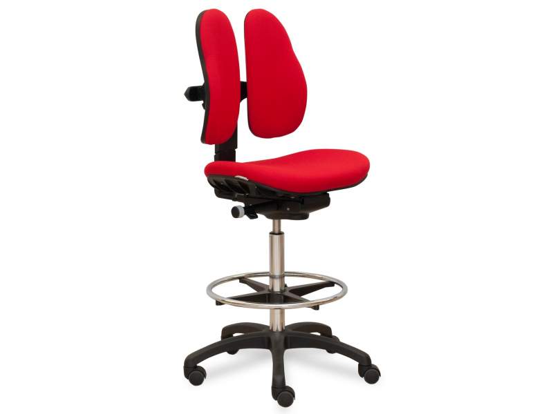 Kassenstuhl rot Drehstuhl Drehstühle Kassenbereich Nowy Styl Kassenstühle