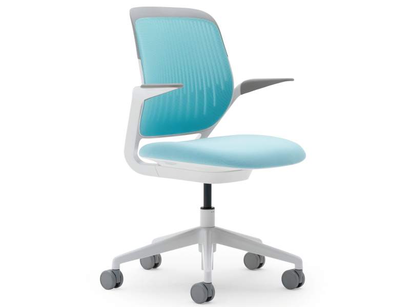 Steelcase Cobi Konferenzstuhl mit flexibler Rückenlehne und Rollen