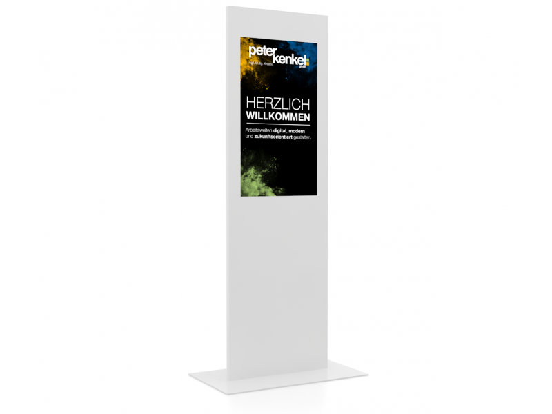 Interaktive Boards Tafeln Multimediamöbel, Peter Kenkel, Leaf Steel Pure