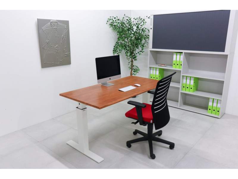 Elektrisch höhenverstellbarer Schreibtisch Büromöbel Ergonomie Schreibtische ergonomisch, BWW, TRITON Eco
höhenverstellbar