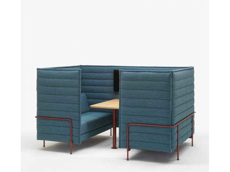 Konferenzplatz Lounge Abgeschirmte Konferenzplätze Rückzugsraum Vitra Alcove Cabin
