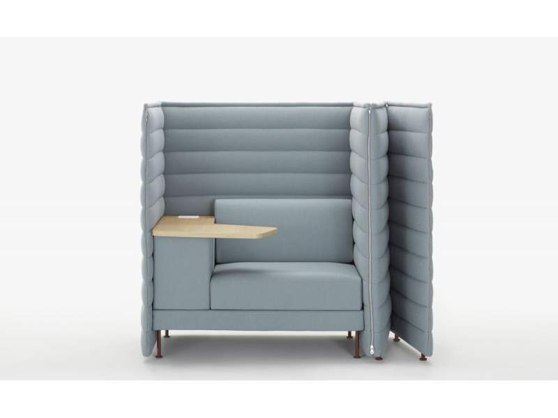 Loungesessel blau Sessel Lounge Abgeschirmte Arbeitsplätze Vitra Alcove Plus Work