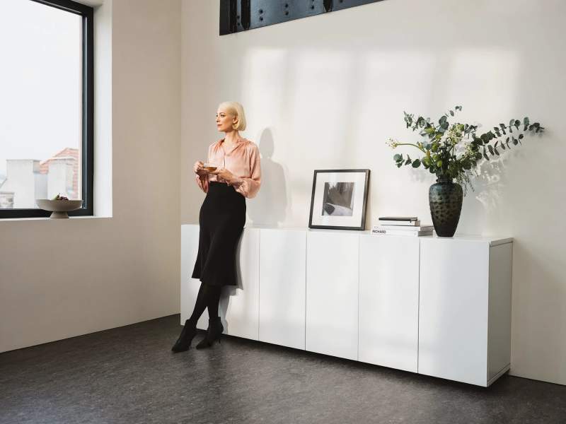 Sideboard weiss Büro Neudoerfler Mark Pro Stauraum