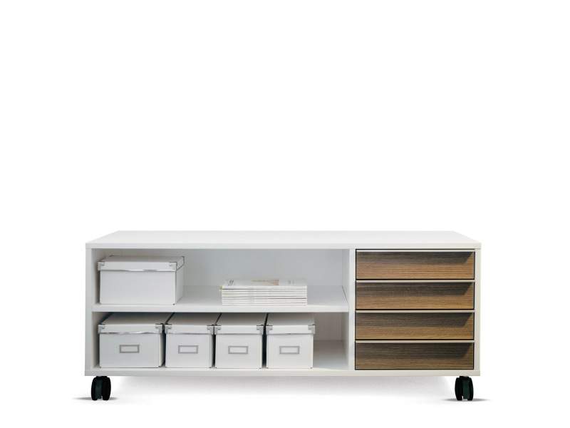 Sideboard Büro Cotainer fahrbar, Neudoerfler, Motion Breitcontainer