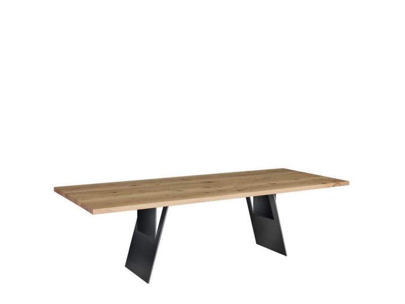 Konferenztisch Holz Konferenztische Rohstahl Wangen, IGN. Design IGN. STEEL. BREAK.
rechteckige Tischplatte
