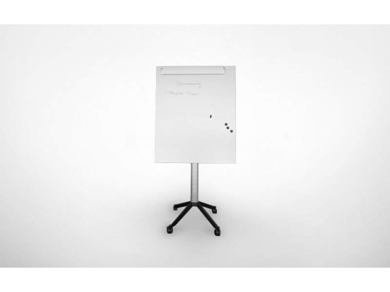Flipcharts Rolltisch mit Flipchart Rolltische, o+c system - adeco, Flipchart-Tisch
