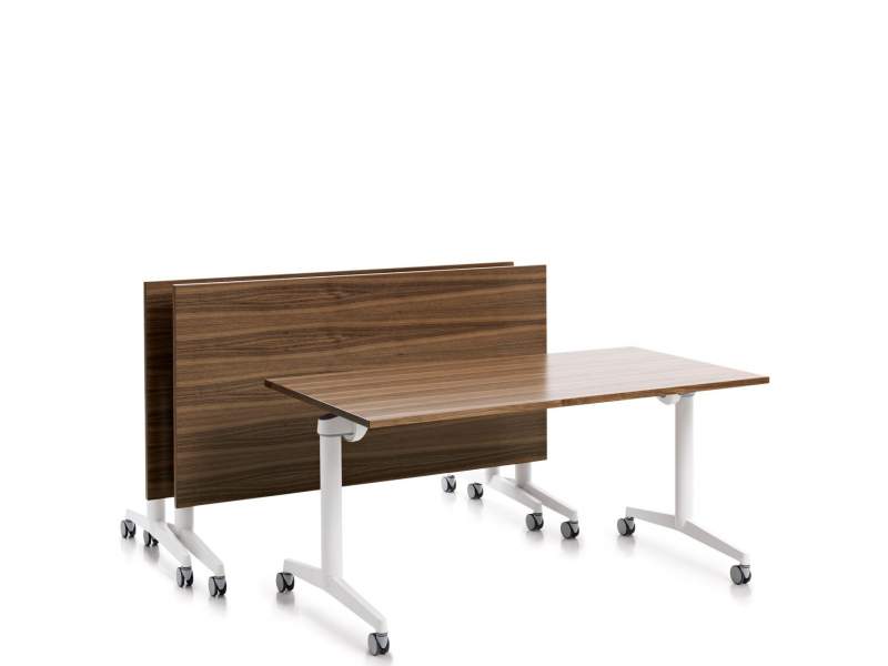 Mobiler Besprechungstisch Steelcase FlipTop Twin mit klappbarer Tischplatte