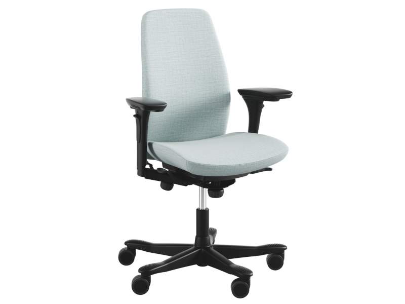 Bürostuhl grau Design Bürodrehstuhl Stoff Drehstühle Kinnarps, 5000