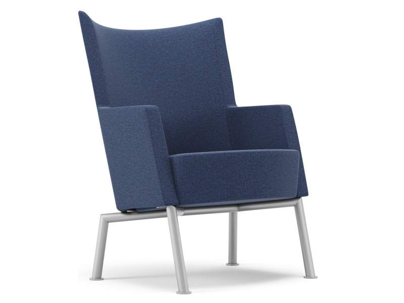 Loungesessel blau Büro Sessel Lounge, Kinnarps, Invito