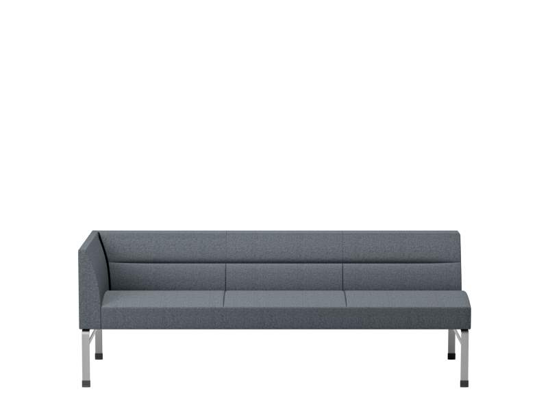 Loungesofa grau Sofa Lounge Kinnarps, Wilson