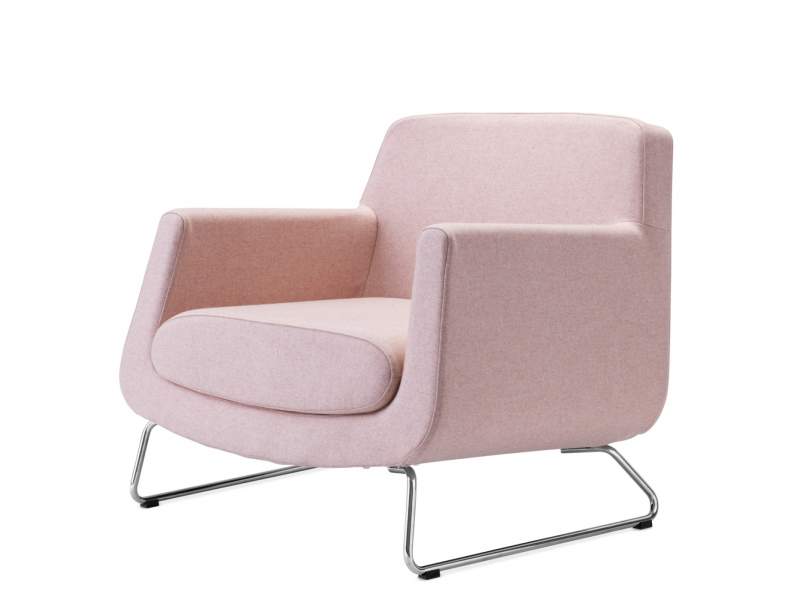 Skandiform Sessel Design Loungesessel rosa Loungemöbel Skandiform Jeffersson Lounge