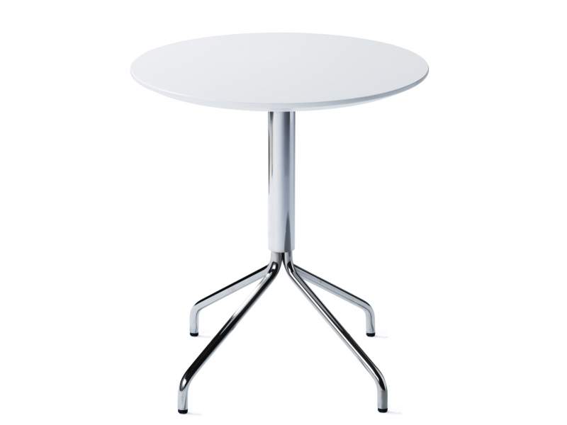 Design Beistelltisch weiß rund Beistelltische rund weiß, Skandiform, Flex Tisch