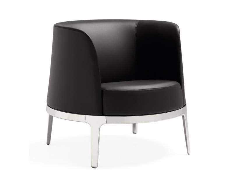 Clubsessel schwarz Loungesessel Sessel Lounge Materia Omni