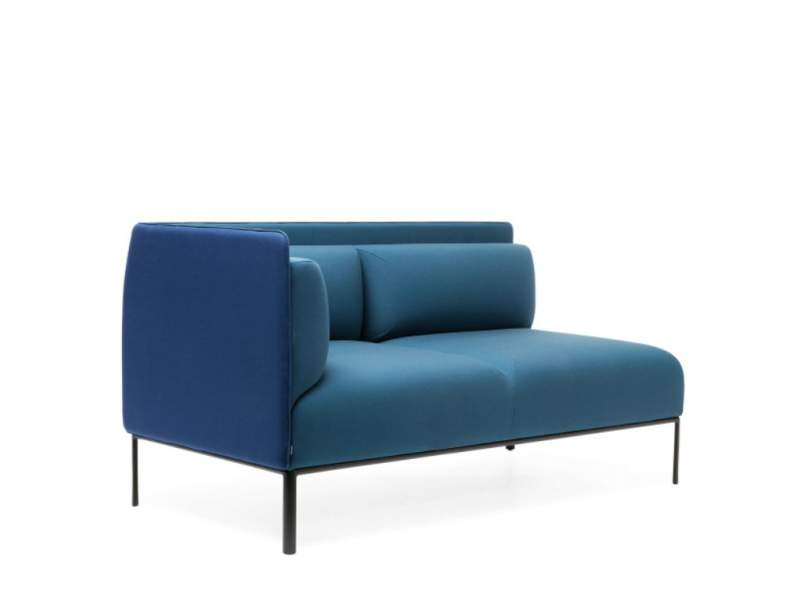 Sofa Lounge blau Loungesofa, Materia, Crest Sofa
