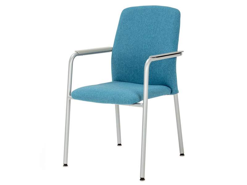 Besucherstuhl blau Besucherstühle Büro Konferenzstühle Haworth Intermezzo