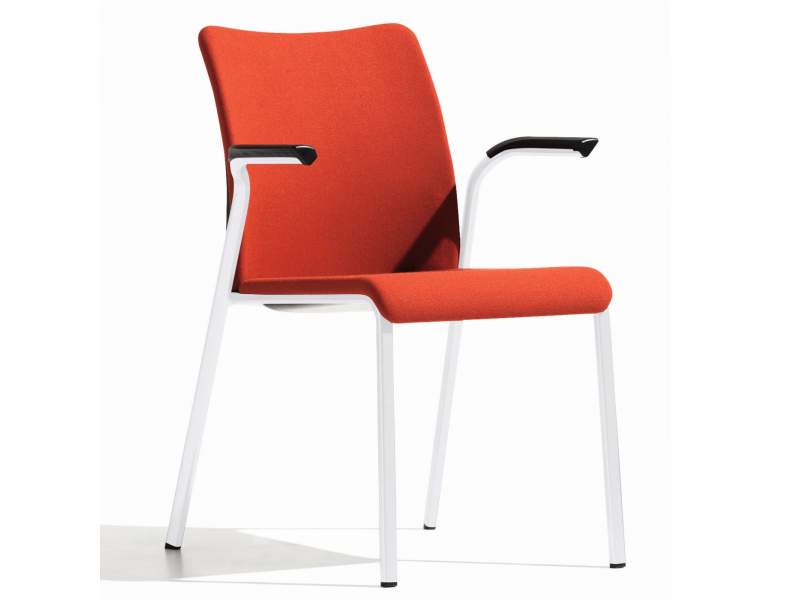 Besucherstuhl rot Besucherstühle Konferenzstühle, Steelcase, Eastside