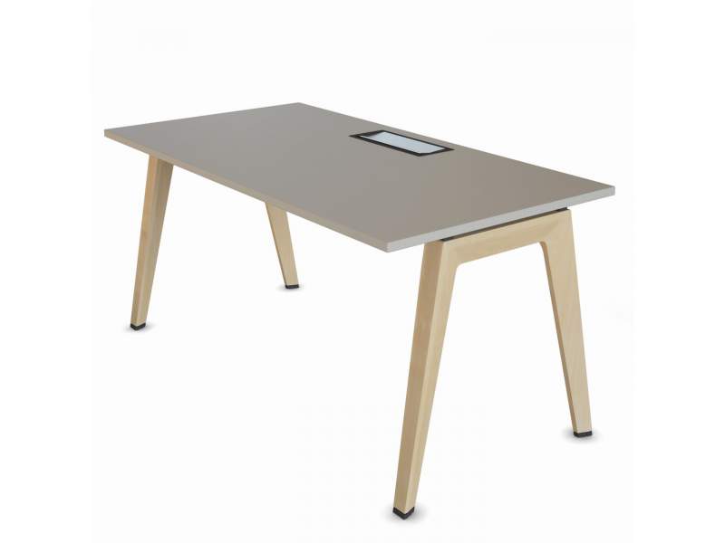 Schreibtisch modern Büromöbel Schreibtische Holz Steelcase, B-Free Tisch