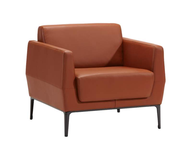 Sessel braun Loungesessel Leder Lounge Coalesse Visalia