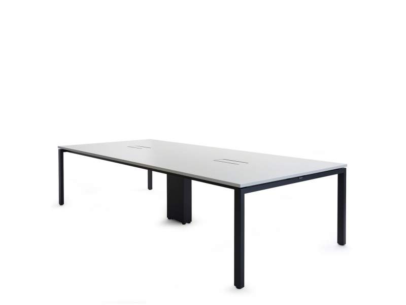 Konferenztische Büro Steelcase, FrameFour Konferenztisch
rechteckige Tischplatte