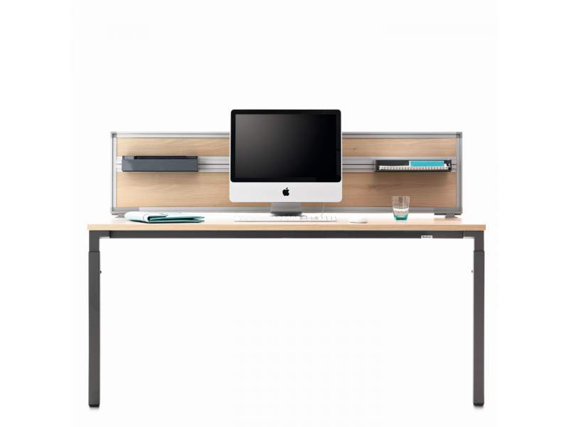 Design Schreibtisch höhenverstellbar 4-Fuss Büro Arbeitstisch, Bürotisch, Steelcase, Kalidro