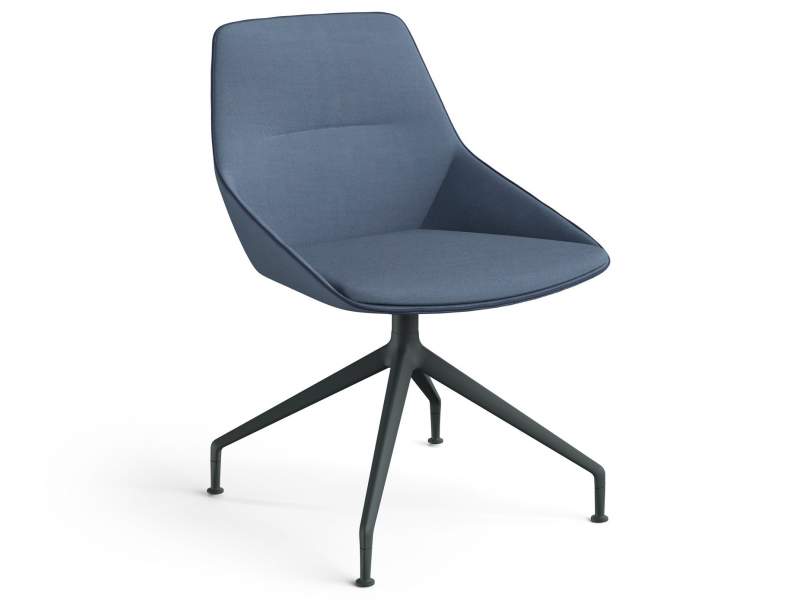 Konferenzstuhl blau Konferenzstühle Büro bequem Brunner ray soft