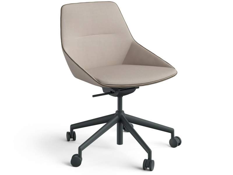 Konferenzstuhl beige Konferenzstühle Büro Drehstuhl Drehstühle bequem Brunner ray soft