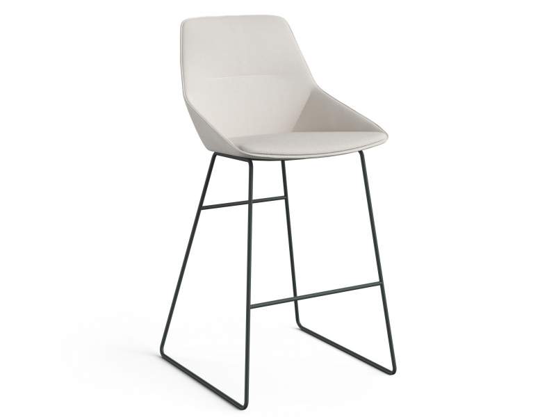 Barstuhl weiss Barhocker Brunner ray soft bar