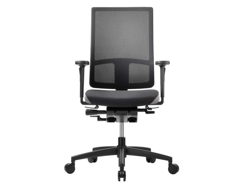 Bürostuhl schwarz Drehstuhl Netzgewebe Büro Nowy Styl Globeline mesh Bürodrehstuhl