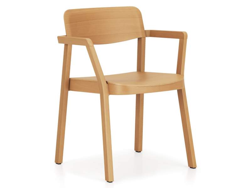 Besucherstuhl Holz Besucherstühle Cafeteria Stuhl Kusch+Co 2910 Embla