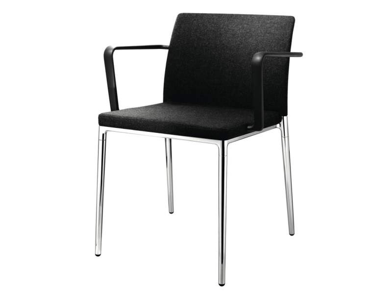 Besucherstuhl schwarz Besucherstühle Konferenzstühle Cafeteria Stühle Wilkhahn Ceno