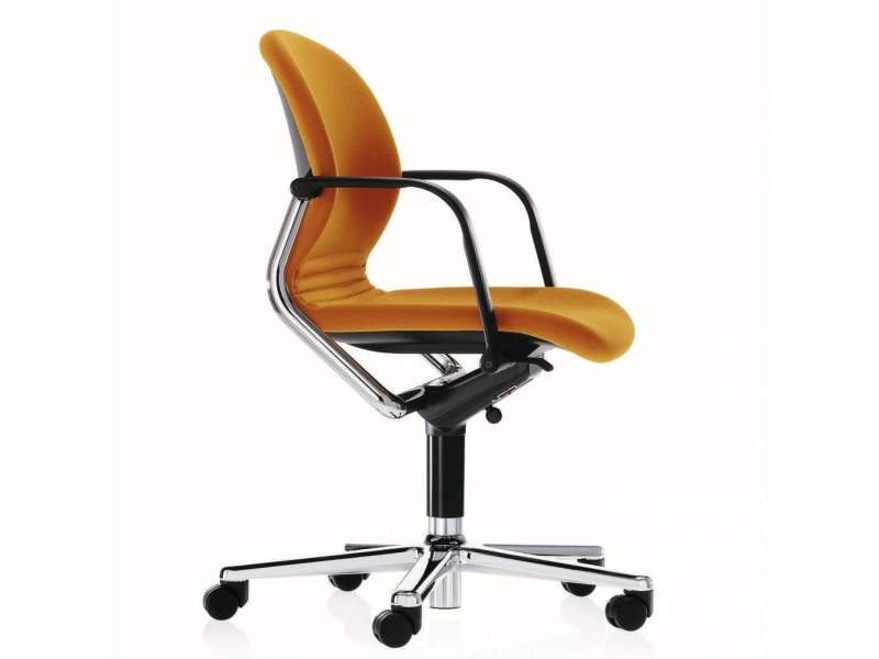 Wilkhahn Stuhl Büro Stoff orange Bürodrehstuhl, Wilkhahn, FS-Linie Bürodrehstuhl