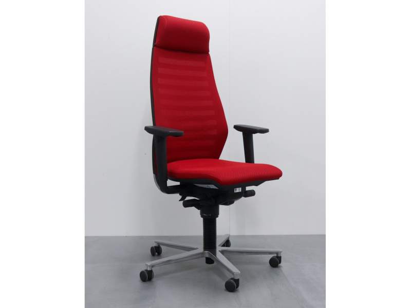 Bürostuhl rot Bürodrehstuhl BWW 6070 EB
