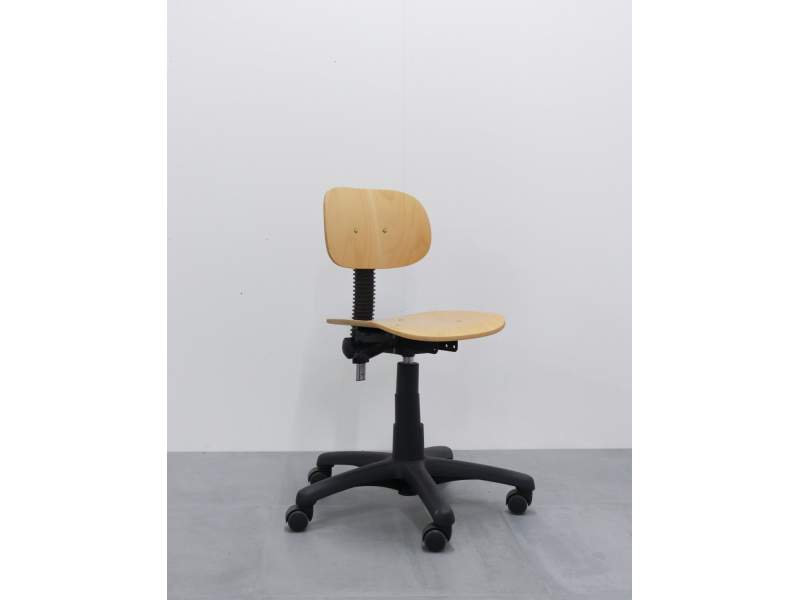 Werkstattstühle Holz Drehstuhl Werkstattstuhl, BWW, 2947R