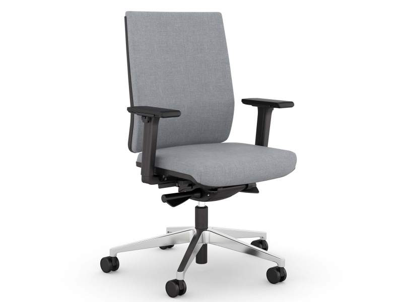 Bürostuhl grau Drehstühle ergonomischer Bürodrehstuhl exklusiv, viasit, F1 Pro