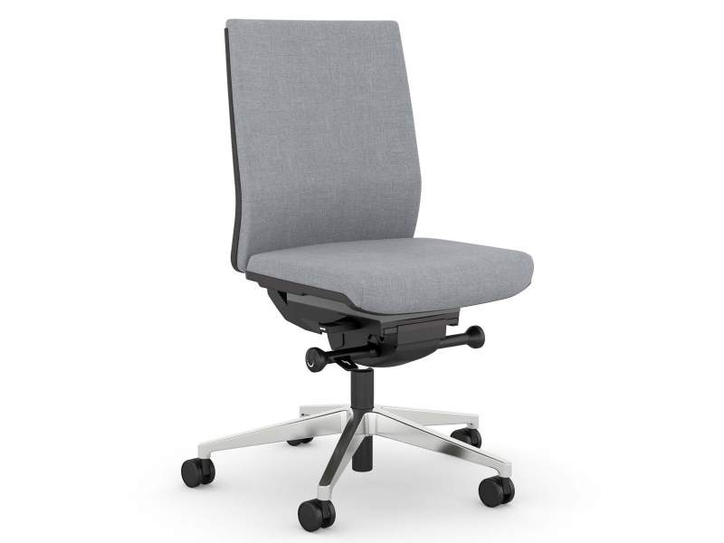 Bürostuhl grau Drehstühle ergonomischer Bürodrehstuhl exklusiv, viasit, F1 Move