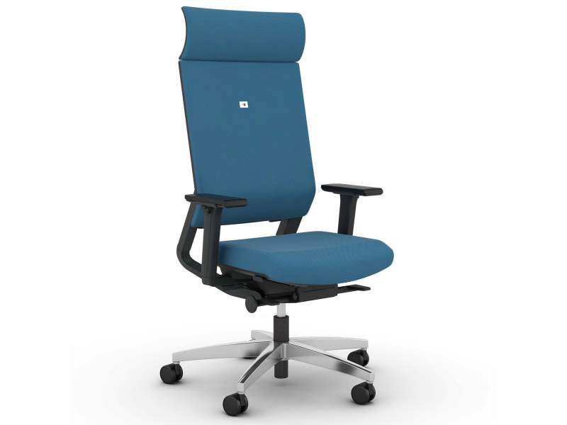 viasit Bürostuhl ergonomisch Bürodrehstuhl blau Drehstühle Büro viasit Impulse Too