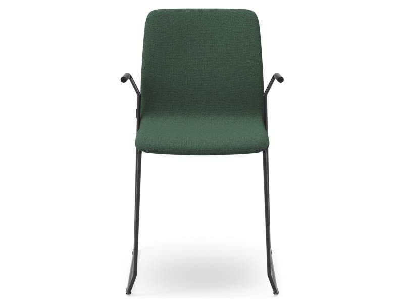 Besucherstuhl grün Besucherstühle Cafeteria Stuhl stapelbar Konferenzstühle Kinnarps Nilo