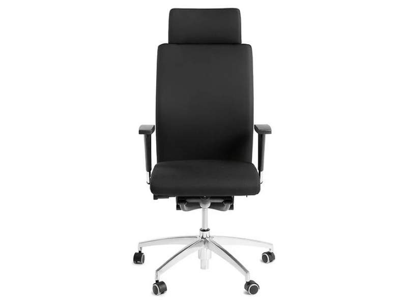 Bürostuhl schwarz Bürodrehstuhl mit Kopfstütze Bürodrehstühle KIM Stahlmöbel Crono 24/7