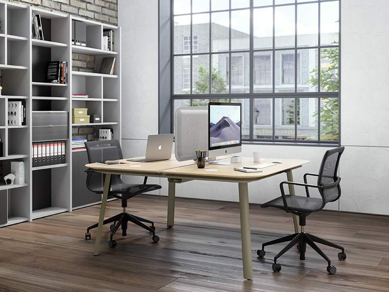 Bürotisch Team-Tisch 2er Bench Team-Tische Büro Schreibtisch REISS Trailo® D