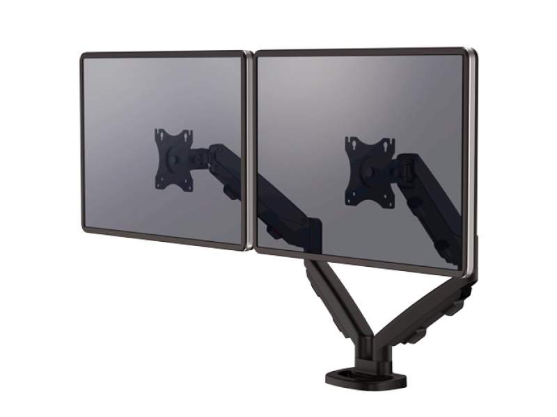 Monitorhalter Tischhalterungen Monitorhalterungen Fellowes Eppa™ Doppel Monitorarm - Schwarz