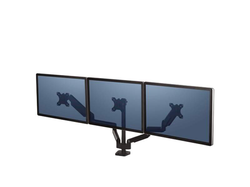 Monitorhalter Tischhalterungen Monitorhalterungen Fellowes Platinum Series Dreifach Monitorarm - Schwarz