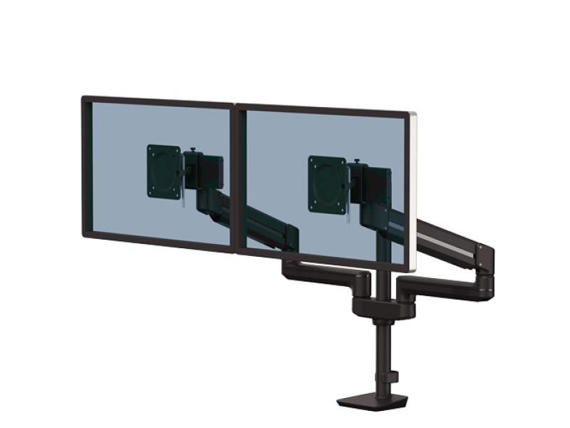 Monitorhalter Tischhalterungen schwarz Monitorhalterungen Fellowes Tallo Modular™ Doppel Monitorarm 2FMS
